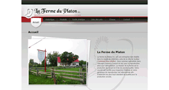 Desktop Screenshot of lafermeduplaton.com
